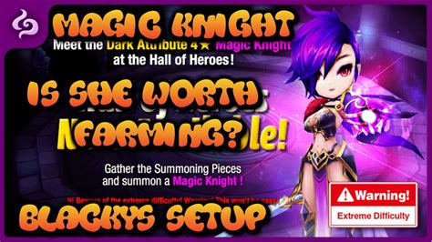 Dark magic knight summoners war